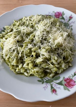 Una foto de Risotto verde