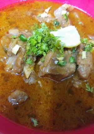 A picture of Mutton nali nihari.