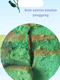 Foto resep Bolu santan pandan panggang
