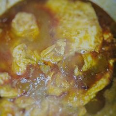 A picture of Omlette curry.