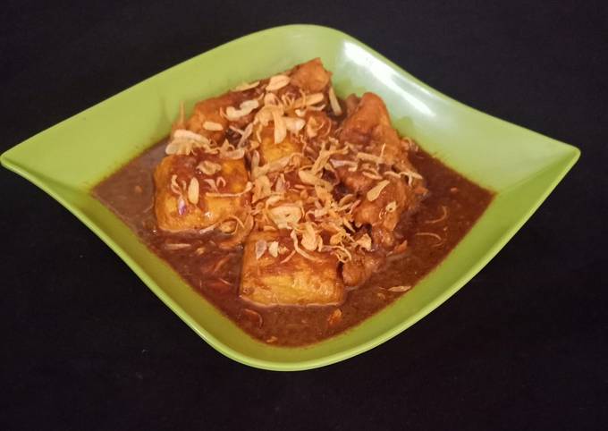 Semur Kecap Tahu Dada Ayam