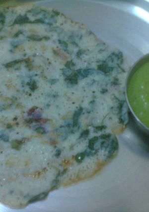 A picture of Mudakathan keerai dosai.