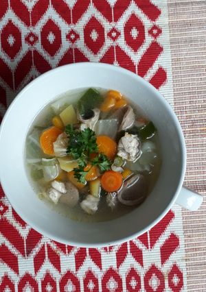 Foto resep Sup Ayam Bakso
