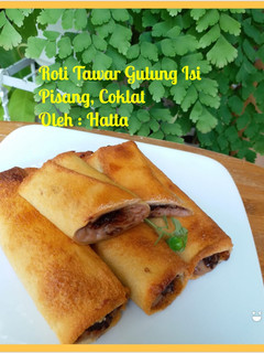 Foto resep Roti Tawar Gulung Isi Pisang, Coklat