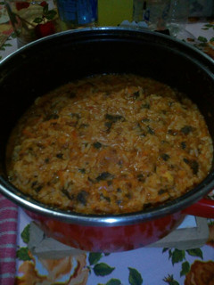 Una foto de Guiso de arroz especial