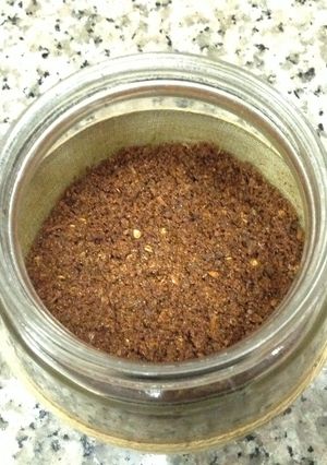 A picture of Unakka chemeen chamanthi podi.