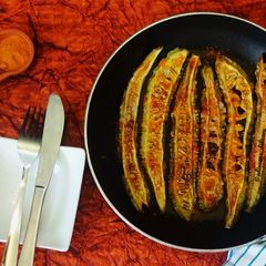Baked karela A picture of Baked karela.