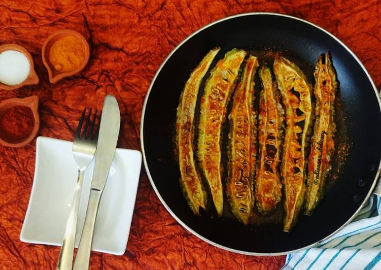 Baked karela