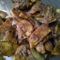 A picture of Kuttu k pakore.