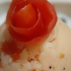 A picture of Tomato Upma.