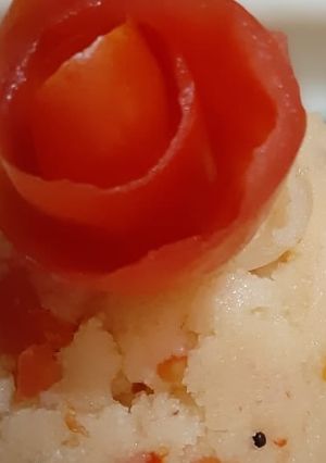 A picture of Tomato Upma.