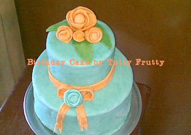 Cara Memasak Birthday Cake murah