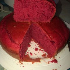A picture of Red velvet cake.