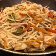"Chow mein" de verduras I
