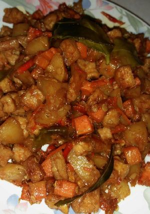 Foto resep Sambal goreng kentang