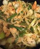 Fajitas de pollo con nopales