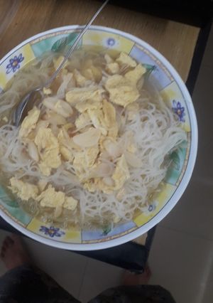 Foto resep Mie hun telur kuah bumbu sederhana