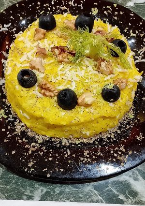 Foto di Risotto con crema di finocchi e noci