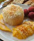芒果椰汁糯米飯《 泰式甜品 》Mango & Coconut milk Sticky Rice