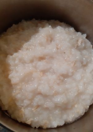 Foto resep Nasi Tim abon ayam utk Baby AL 1+