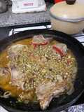 Chuletitas de cerdo al disco