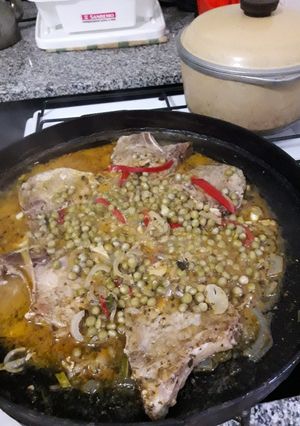 Una foto de Chuletitas de cerdo al disco