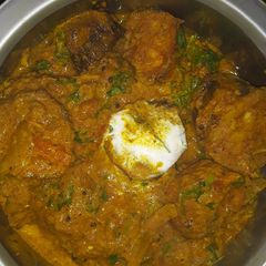A picture of Cream banana curry.