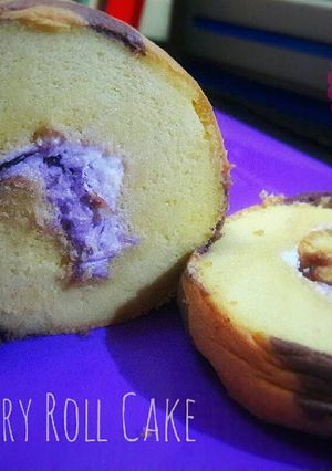 Foto resep Blueberry Roll Cake