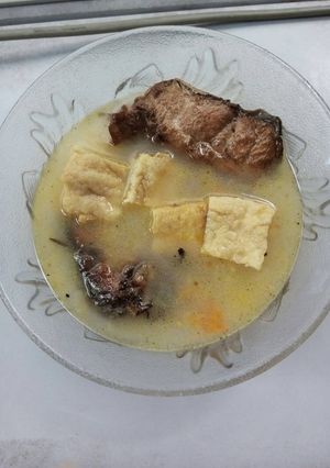 Foto resep Sayur ikan asap Dan tahu