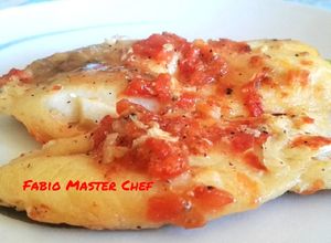 Foto di Filetti di Persico con Pomodorini Freschi al Forno