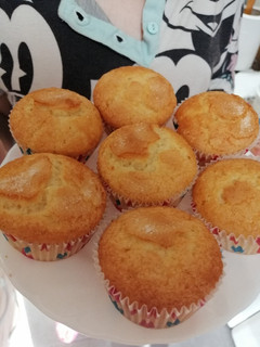 Una foto de Magdalenas de nata