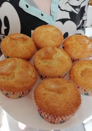 Una foto de Magdalenas de nata