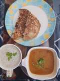 Multigrain and pumpkin uttapa