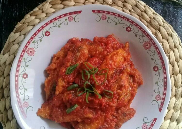 Balado ikan cue crispy