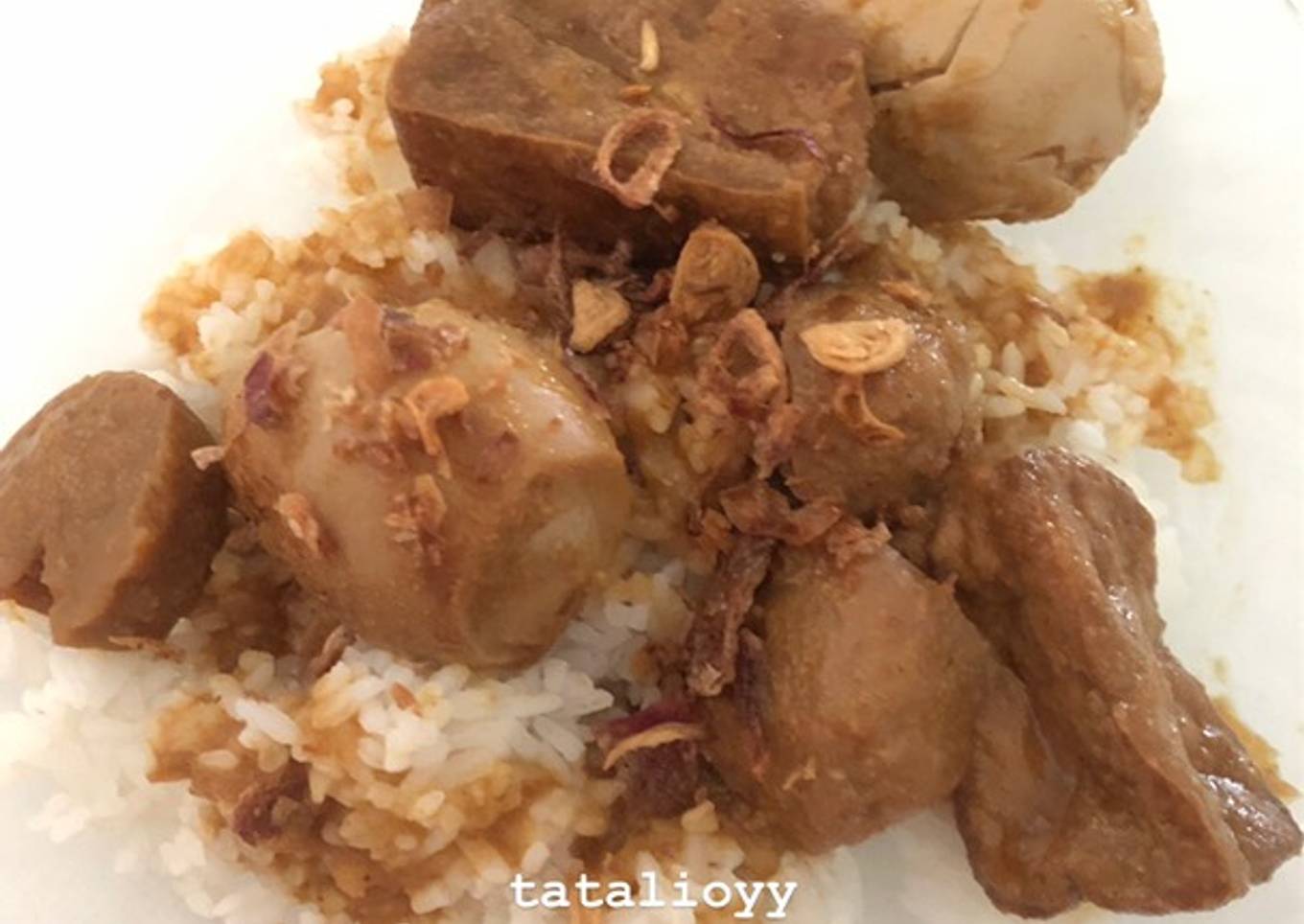 Telur Tahu Kecap