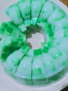 Foto resep Puding Santan Pandan