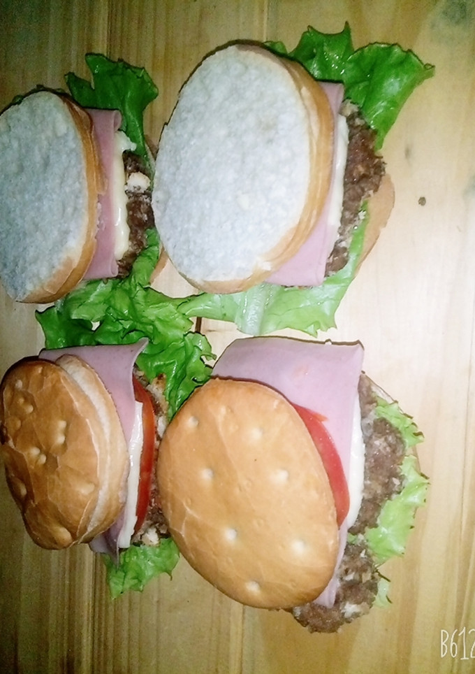 Una foto de Hamburguesas caseras