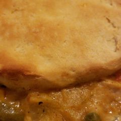 A picture of Chicken pot pie.