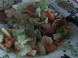 Salade de melon et jambon de Bayonne
