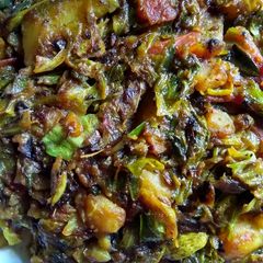 Cabbage stir fry A picture of Cabbage stir fry.