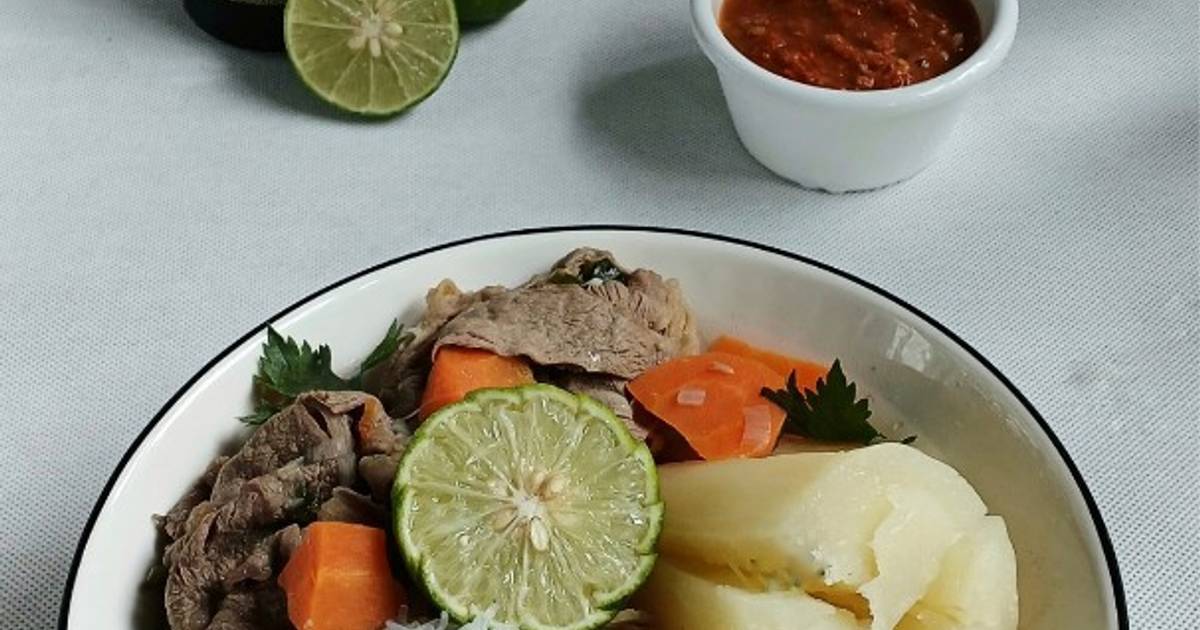Resep Sop Singkong Daging Sapi Favorit Bunda