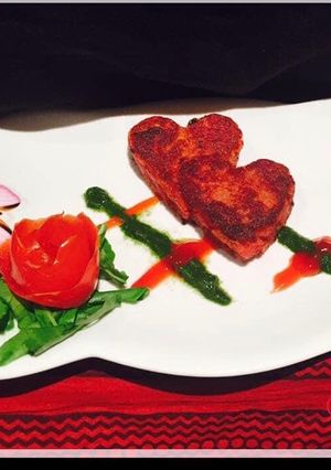 A picture of Red Heart Cutlets.