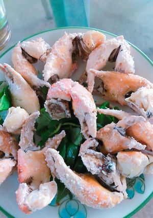 Hình của món Càng cúm rang muối.