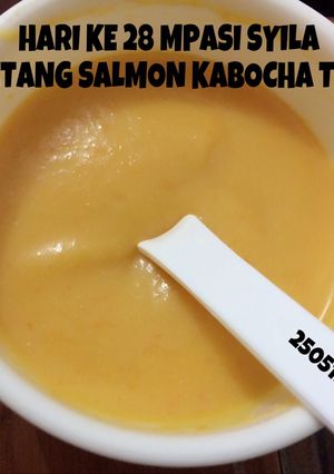 Foto resep Mpasi 6m 4* kentang salmon kabocha tahu