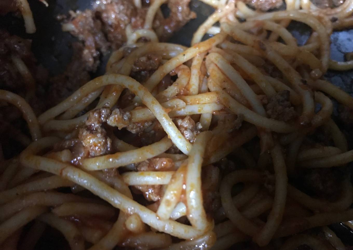 Pasta a la boloñesa