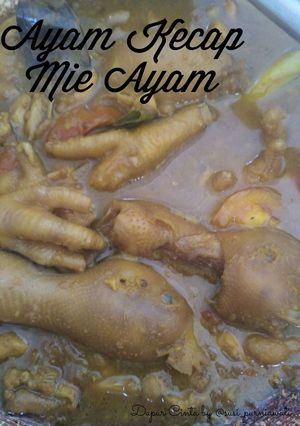 Foto resep Ayam kecap Mie ayam