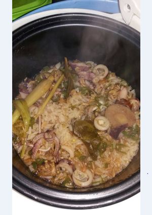 Foto resep Nasi Liwet Cumi Asin
