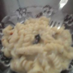 A picture of White Cheese Sauce Pasta.