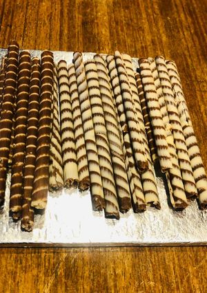 A picture of Chocolate cigars.
