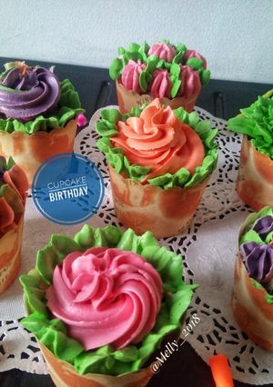 Foto resep Cupcake Birthday 🎂